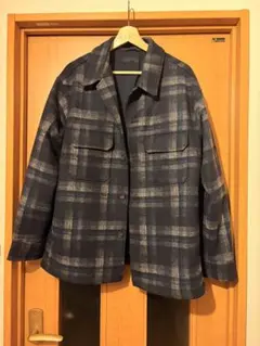 ユニクロ オーバーシャツジャケット サイズL