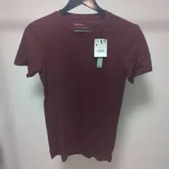 Bershka Tシャツ XS ボルドー ダークブラウン メンズ レディースのサムネイル