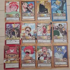 ワンピース カードダス ルフィ ナミ サンジ チョッパー　シャンクス