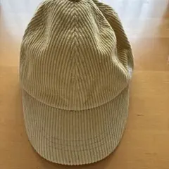 BREEZE コーデュロイ キャップ ベージュ キッズ