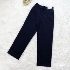 【新品タグ付】UNIQLO ユニクロ ブラッシュドジャージーストレートパンツ Lのサムネイル
