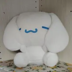 最新　シナモロール かおかくし BIG ぬいぐるみ シナモン　高さ25㌢