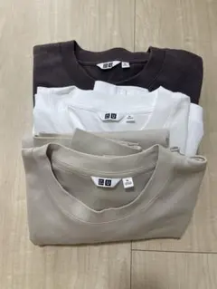 UNIQLO U クルーネック長袖Tシャツ 3枚セット XLのサムネイル