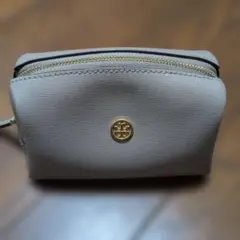 トリーバーチ　化粧ポーチ　グレー