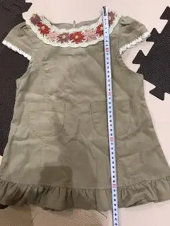 未使用 西松屋 コーデュロイワンピース 90