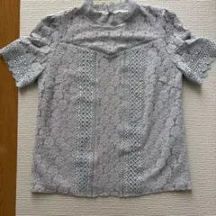 PROPORTION BODY DRESSING 水色レーストップス　Sサイズのサムネイル