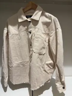 ZARA コーデュロイシャツ　エクリュ　美品