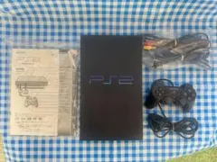 【ジャンク品】 PlayStation 2 本体 ミッドナイトブラック PS2