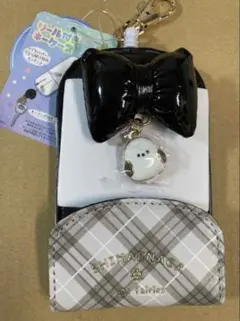 シマエナガ リボンリールキーケース