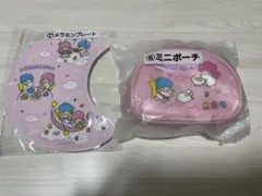 キキララ 一番くじ ⑥ ミニポーチ ⑦ メラミンプレート セット