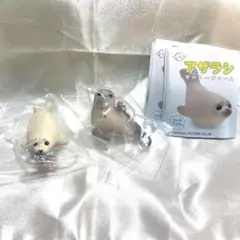 アザラシ　マーカーチャーム　キタンクラブ　フィギュア　ガチャ　めじるし