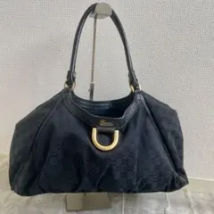 ✨美品✨】グッチ ワンショルダーバッグ ホーボー GGキャンバス