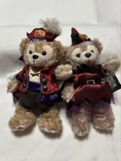㊶☆新品・未使用☆ダッフィー シェリーメイ ぬいぐるみバッチ　2016年③