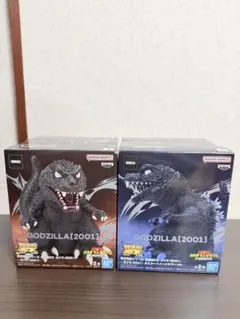 鎮座獣EX ゴジラ(2001) フィギュア 2種セット