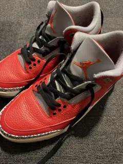 NIKE AIR JORDAN 3 RED CEMENT エアジョーダン