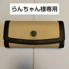 JILLSTUART 長財布 バイカラー ベージュ ブラックのサムネイル