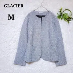 【新品未使用品】グラシア ノーカラージャケット 入学卒業式 ツイード 千鳥格子柄