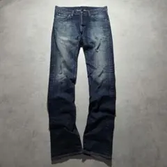 00s archive fade denim pants longlength