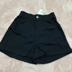 H&M 黒のショートパンツ XSサイズ 新品タグ付き