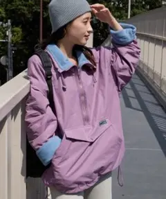 FREAK'S OUTDOORS 裏フリース ハーフジッププルオーバー①