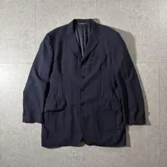 ドルチェ&ガッバーナ ドルガバ4Bテーラードジャケットストライプ柄ネイビーD&G