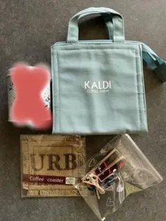【非売品】KALDI 保冷バッグ /コースター/クリップ/紅茶