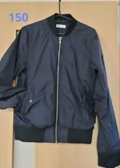 150　H&M MA-1ブルゾン　ブラック