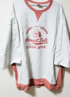 GU　シャツ　スウェット　半袖　メンズ　レディース