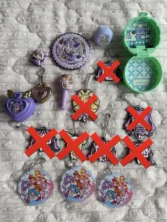 キミとアイドルプリキュア　ラバーキーホルダー　グッズセット　カプセルトイ