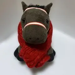 アイドルホース Sサイズ 着せ替え ニットマフラー　レッド