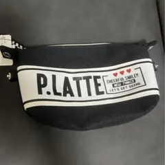 値下げ‼️P.LATTE ポーチ ブラックのサムネイル