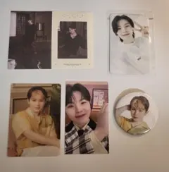 seventeen ウジ　トレカ　缶バッジ　まとめ　5点セット