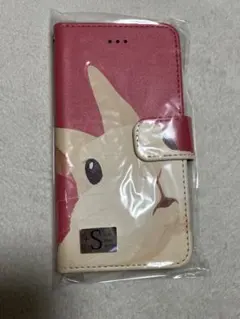 iPhone6s用　手帳型ケース うさぎ　ピンク　新品