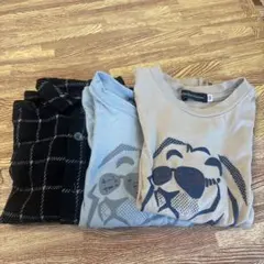 BEBE 長袖Tシャツ.シャツ3枚セット