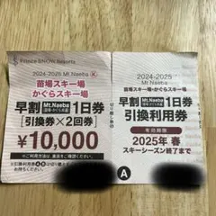 2025年最新】苗場 リフト券の人気アイテム - メルカリ