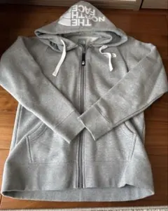 【美品】THE NORTH FACE グレー フルジップパーカー
