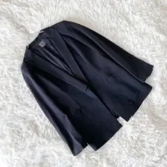 《カルバンクライン》 (6) 異素材切替ジャケット カシミヤ混 日本製 上品