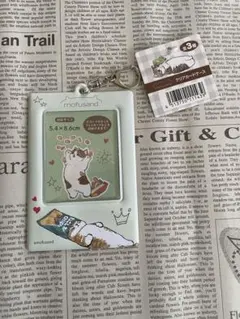 モフサンド　クリア　カードケース　　トレカ　ホルダー　推し活　セリア