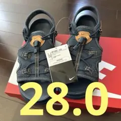 ナイキエアマックスココサンダル　デニム　ネイビー　サイズ28.0