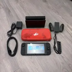 Nintendo Switch本体 HAC-001 黒ジョイコン 充電グリップ付