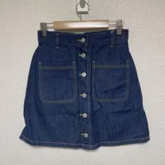 【BROWNY STANDARD】 美品 デニムスカート ミニ丈 フリーサイズ