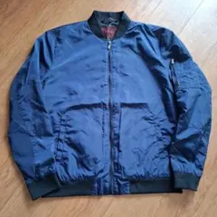 ZARA MAN ネイビー ボンバージャケット XLサイズ
