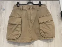 GU カーゴミニスカート ベージュ Lサイズのサムネイル
