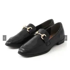 ビットデザインローファー 黒 GRL zr655