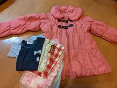 130女の子まとめ売り　コート他4点とおまけ