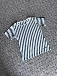 売切名作モンベルmont-bellウィックロンWIC.ボーダーTシャツトップス