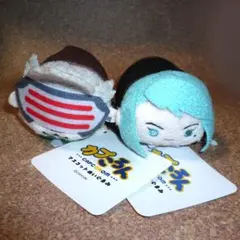 逆転裁判 　 狩魔冥　ゴドー　 タグ付き　カプころん　ぬいぐるみ　　マスコット