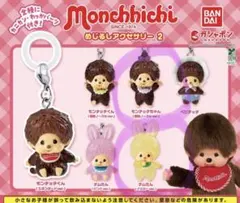 モンチッチめじるしアクセサリー2 モンチッチちゃん& チムたん 2個セット