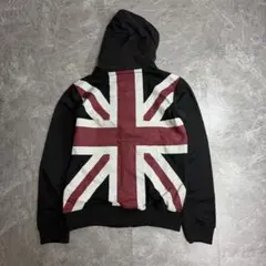 00s archive y2k Zip-up hoodie union jack
