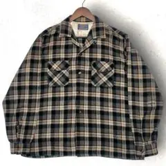 極上好配色】50s PENDLETON オンブレチェックボードシャツ - メルカリ